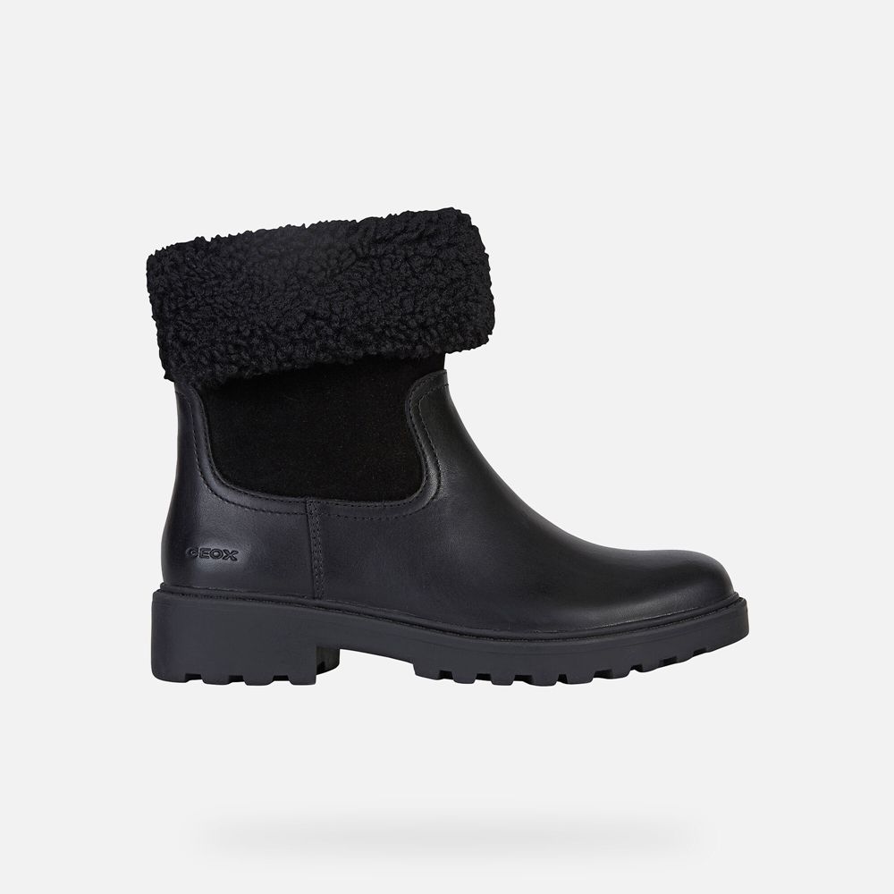 Botas Geox Menina Pretas - Casey - NREWQ5341